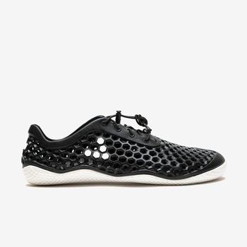 Black Men's Vivobarefoot Ultra III Bloom Running Shoes | Philippines 0013DFMN